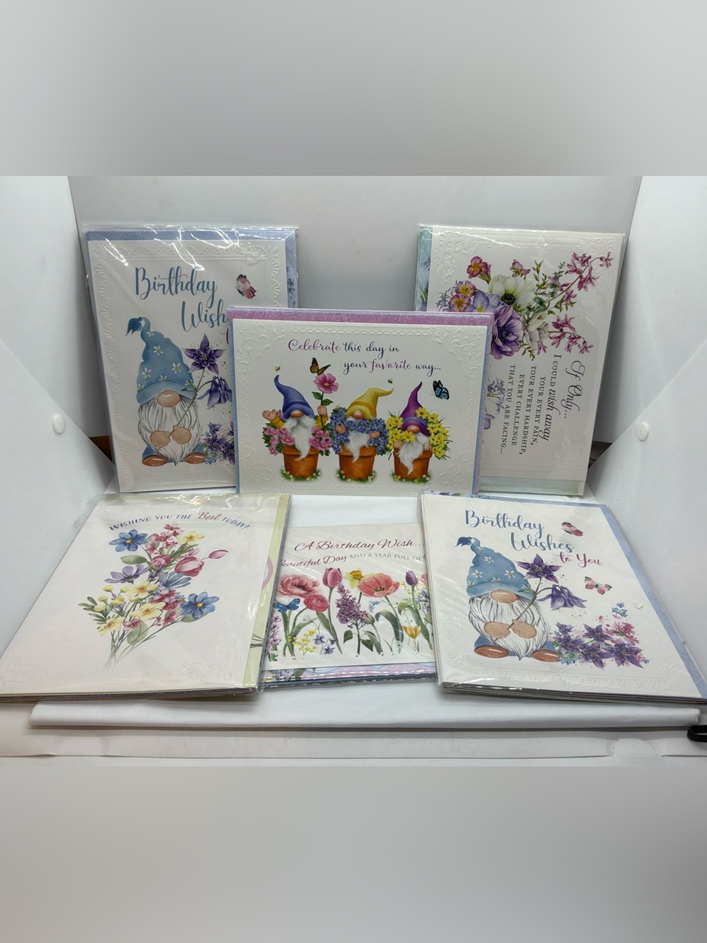 “Exclusively Crafted For You” 5 Different Birthday Greeting Cards in A Pack